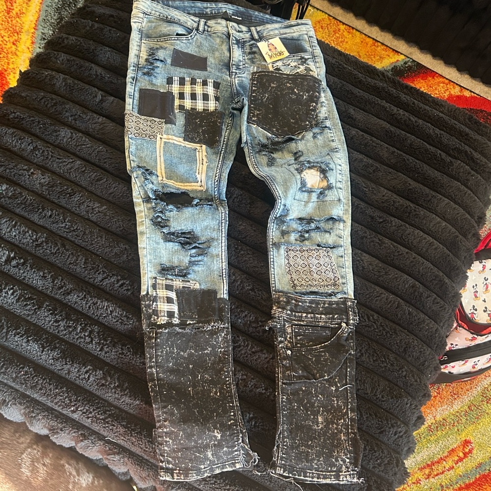 GOTHIC PATCHED PANTS